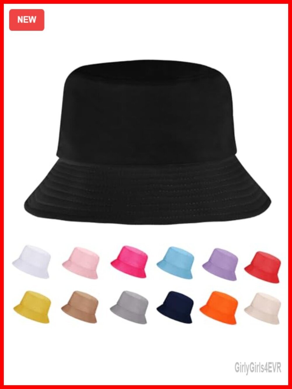 UPF 50+ Cotton Bucket Hat for Sun Protection Outdoor Travel Beach